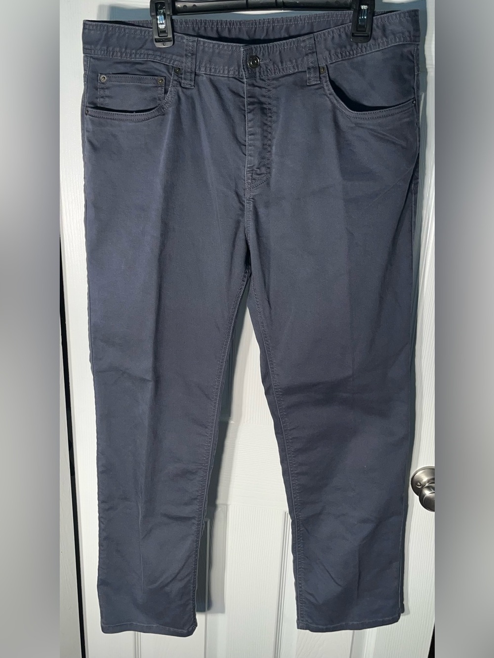 Prana Bridger Slim Fit Jeans Men’s 36x30 Gray Organic Cotton Stretch Pants